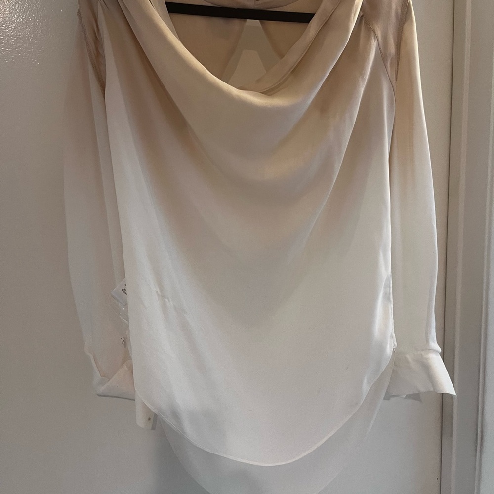 Haute Hippie Cream Blouse - Picture 4 of 5